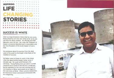 pankaj sharma lime manufacturer