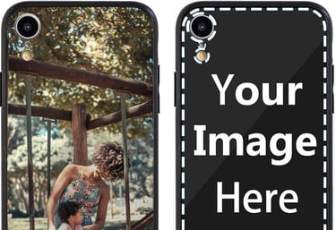 Photo on a phone case (Mother and a kid)