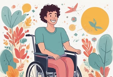 Close-up of legal documents related to health rights and treatments on a desk.