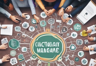 A developer working on a laptop with code on the screen in a dimly lit room.