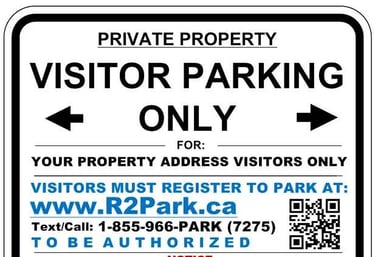 Parking Sign Packages Available