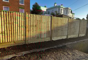 fence installed at home in worcester