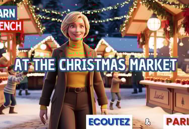 Learn French with the Christmas market story
