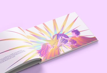 Mockup d'une double page