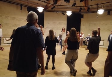 Workshop i Folkedans til erhvervsevents med Andreas Asmild