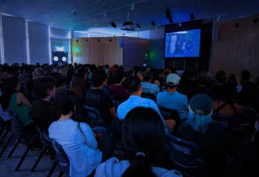 Over 150 attendees at an Auckland International Film Club screening event in Auckland CBD