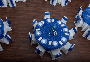 Open layout event space in Atlanta with hardwood floors and tall ceilings