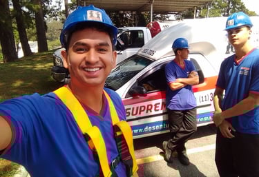 técnicos de desentupimento