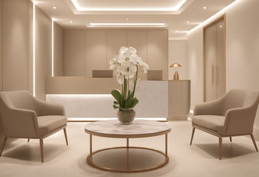 Uma imagem de uma clínica médica