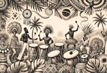 O olhar sobre a influência afro-brasileira na arte contemporânea revela uma fusão entre passado e pr