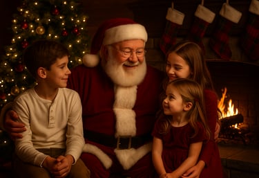 Santa on a home visit!