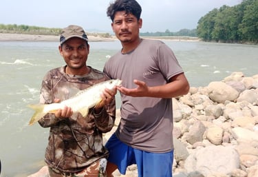fishing trophy in Bardiya