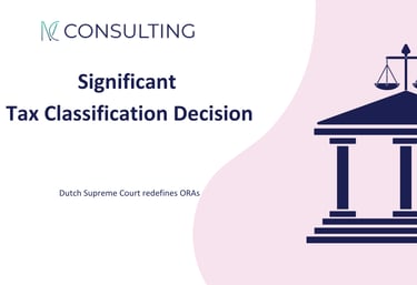 Dutch Supreme Court Classifies ORAs as Equity