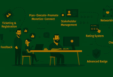 Features of event ticketing and registration platform