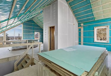 Wooden flat pack houses