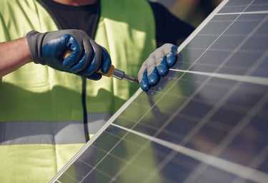 Maintenance de trackers solaires
