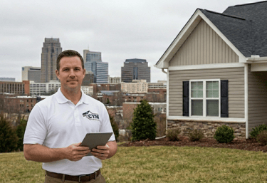 Local Durham NC contractor offering roofing siding seamless gutters and exterior painting services