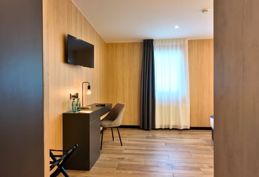 Habitación Junior Suite del Hotel Focus en el Pas de la Casa, Andorra. En los Pirineos