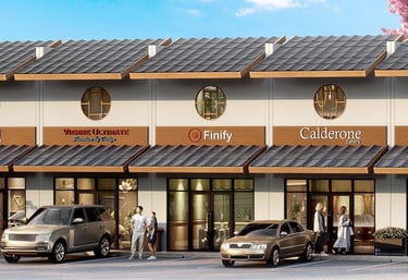 Design fasad Ameta Kyoto Residence tipe ruko