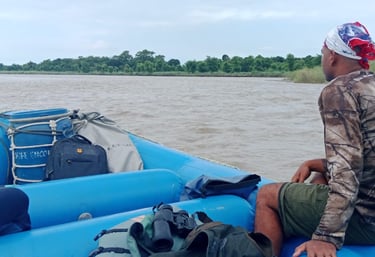 daman on the Bardiya national park river