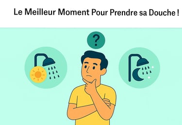 meilleur moment pour prendre sa douche, recherche sante