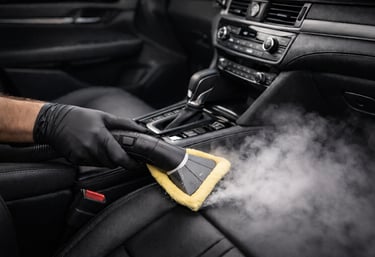 Nettoyage vapeur du véhicule