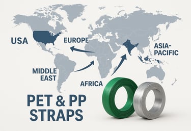 Global map showing Ventora’s export network
