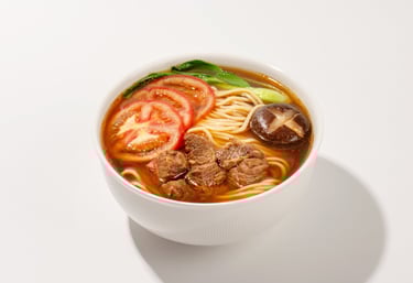 Hot Halal Beef Noodle Bowl with Broth – Kol Noodle NYC