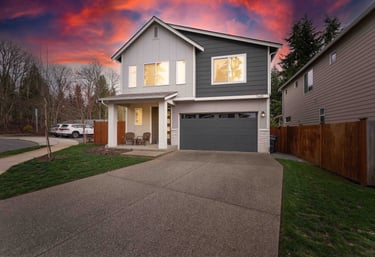 Twilight Real Estate Photography in Snohomish County WA