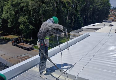 Isolamento térmico telhado industrial