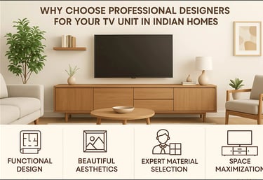 Benefits of professional designers for TV unit