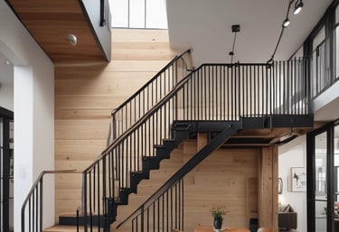 Close-up of a craftsman fitting timber flooring in a modern Canterbury home.