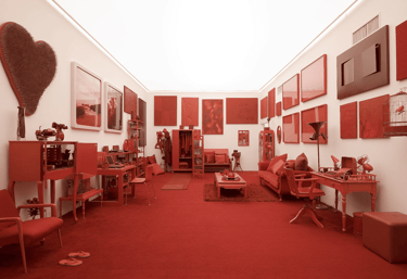 Desvio para o vermelho, Cildo Meireles, 1967/1984, Da coleção de: Instituto Inhotim