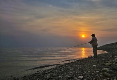 Lake fishing for Himalayan Golden Mahseer