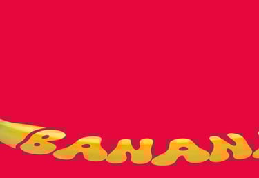 a banana peely banana with the word banana peel