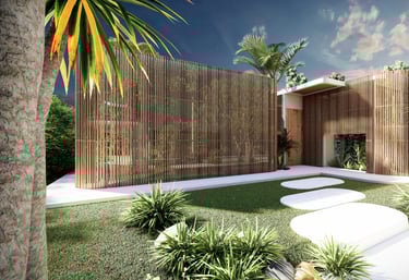 Render Casa minimalista