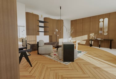 STUDIO GLAS - agencement & branding - projet Loft minimaliste