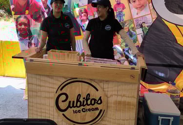 Carrito para eventos - Servicio de helados y paletas para tus eventos