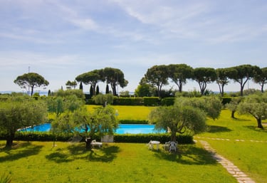 servizio fotografico immobiliare esterni con piscina
