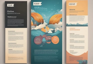 a man riding a skateboard down a street next to tall buildings