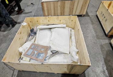 Assembly and inspection of strength machines to verify structure and functionality