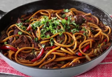 Miso Beef Noodles – A Flavorful Fusion Dish