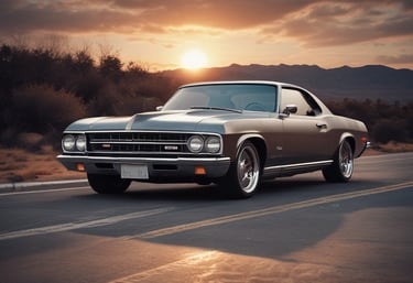 A sleek Volkswagen car parked on a scenic Dutch road, showcasing quality tires and parts.