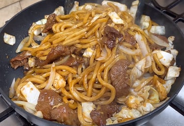 Beef Yaki Udon Noodle