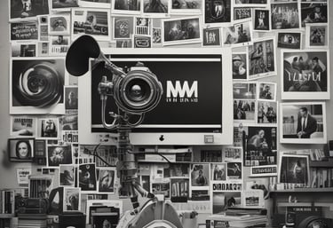 A close-up of hands typing on a keyboard with a glowing monitor in the background.