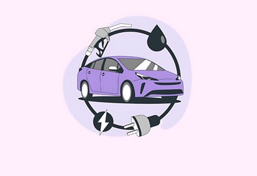 Illustration of ICE to EV