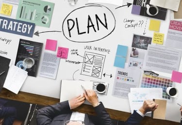 Ensemble d'idées pour une stratégie marketing