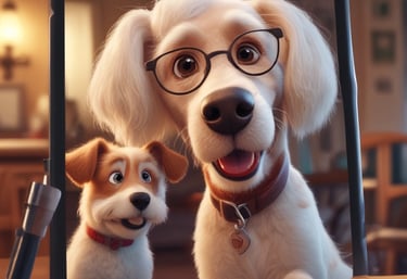 A hand uses a stylus to draw on a tablet, depicting a cartoon character in a casual pose. The digital drawing illustrates a laid-back character with long hair wearing headphones, large boots, and baggy clothing, surrounded by abstract shapes.