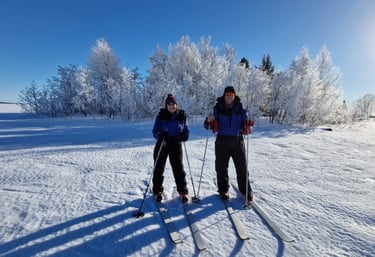cross country skiing