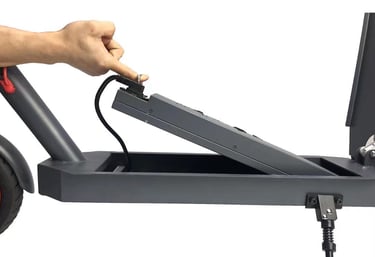 electric scooter removing battery